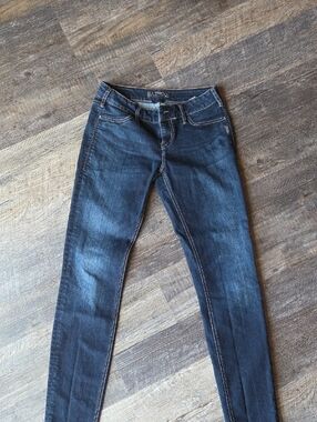 Silver Jeans Women's Skinny Suki Jeggings Jeans in Dark Blue Wash